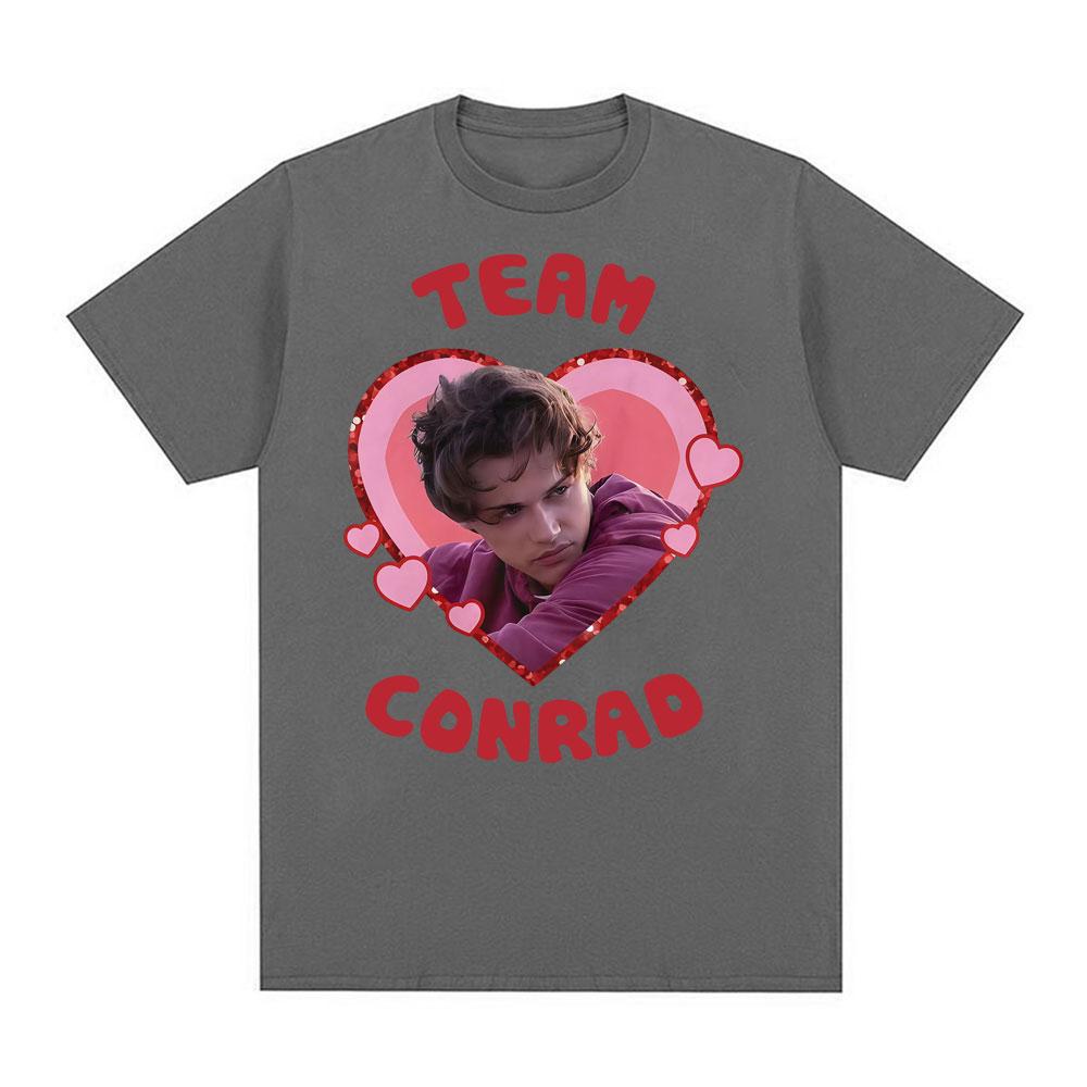 Team Conrad The Summer I Turned Pretty Tshirt Vintage Conrad Fisher Movie T Shirt Unisex Women Harajuku Fashion 100 Cotton Tshirt