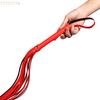 Colorful High-Quality PU Leather Pimp Whip for Racing Riding Crop Party Flogger with Hand Cuffs Queen Style Horse Riding Accesso