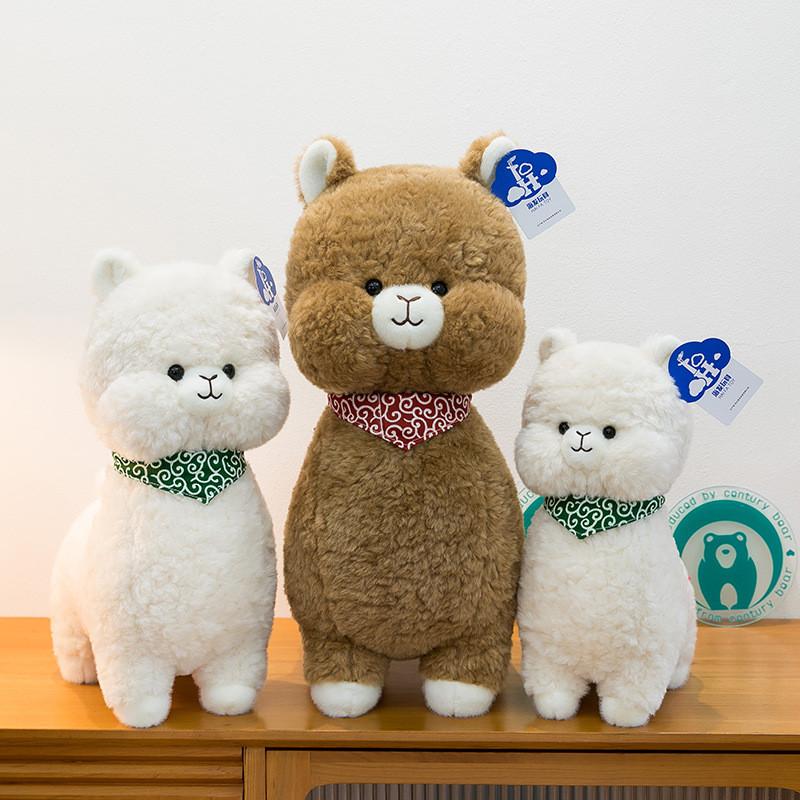 Plush Alpaca Toy With Warm Fleece For Kids And Adults Cozy Winter Decor
