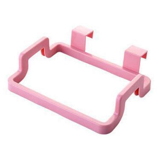 Practical Kitchen Trash Garbage Bag Plastic Holder Cabinets Towel Rack Organizer MIT
