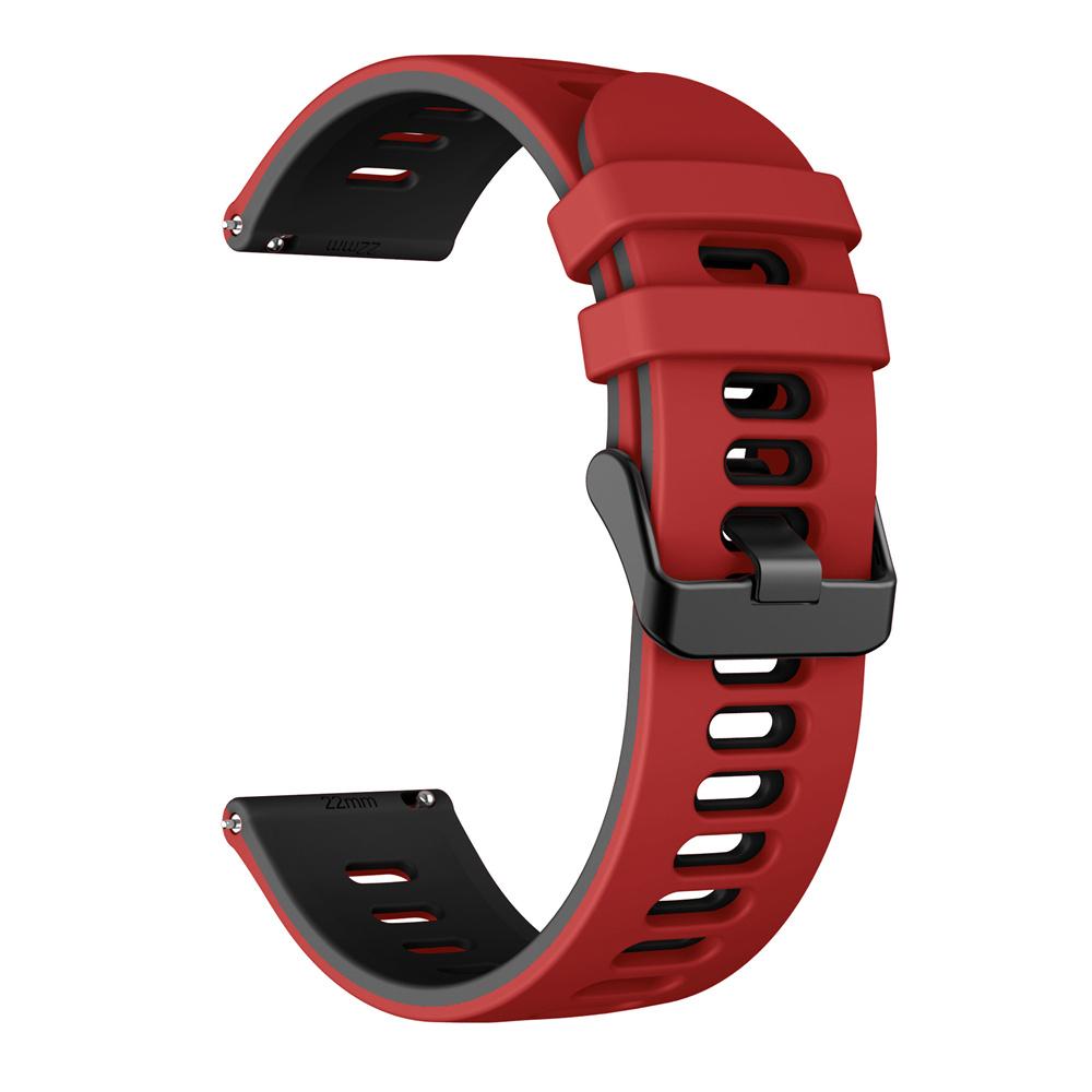 Cinturini da 22 mm per Xiaomi Watch S3/S2/S1 Cinturino in silicone di alta qualità per Suunto Race S Braccialetto Doppio Colore