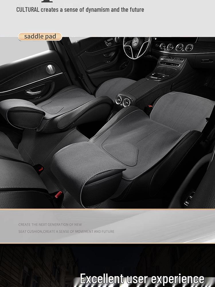 Dedicated 210KM Panda Karting Knight Edition MINI Car Seat Cushion, Four Seasons Suede