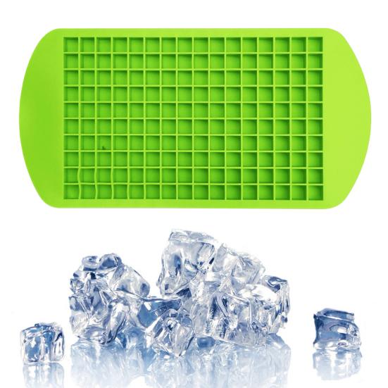Yousheng Silicone Mini Ice Cube Tray 160 Small Cubes Visual Sensory Ice Cubes Quick Freezing Easy Deicing Perfect DIY Tool