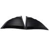 1Pair Car Rear Window Louver Shutter Trim Cover Car Accessories Bright Black Plastic For Dodge Challenger 2015-2025
