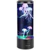 Luz de presença - PZCC - Lâmpada de lava de medusa - LED de 7 cores - USB/pilhas - Design contemporâneo