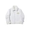 Li Ning Plain Zipper Collar Jacket Women Jackets Off-White AJDT536-2