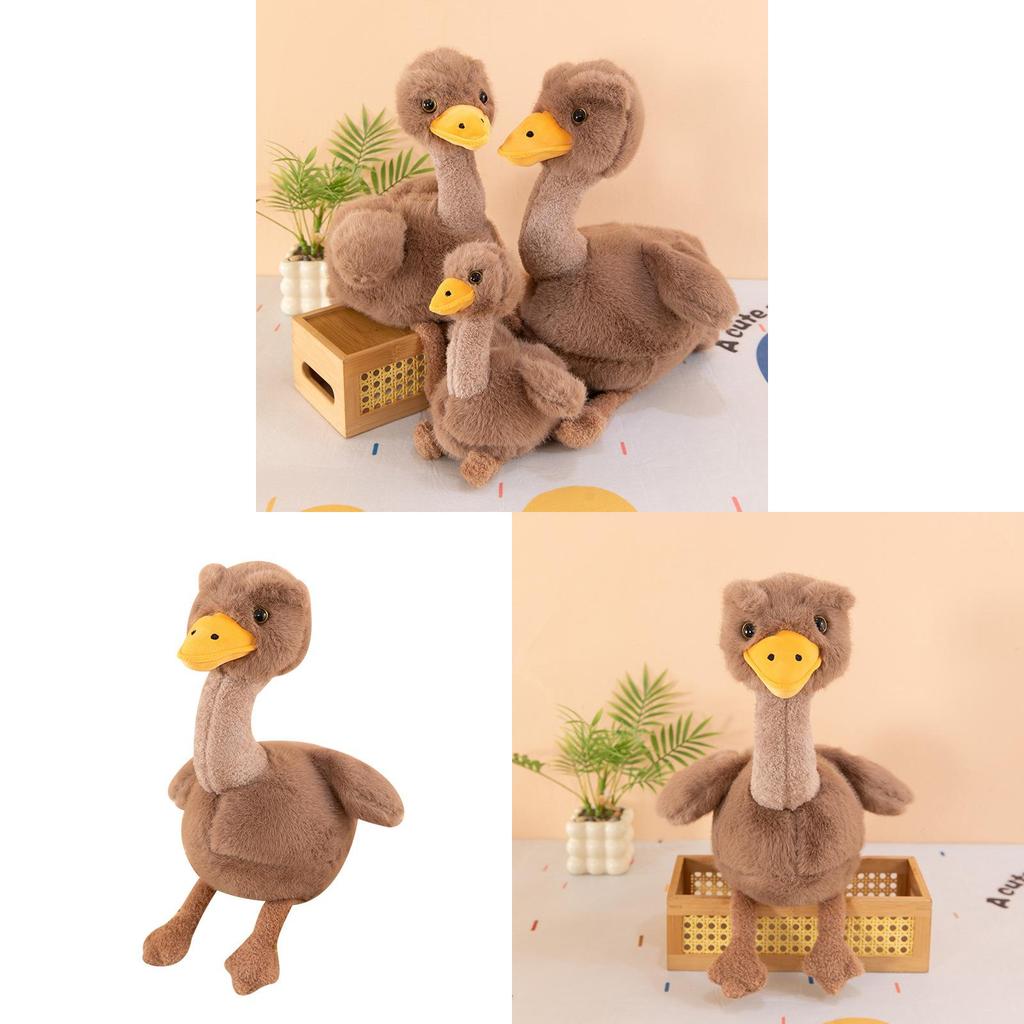 Plush Ostrich Toy Soft Stuffed Animal For Kids Childrens Gift Animal Plush Decor