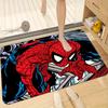 1 Stück Marvel Spider-Man Motiv Bedruckte Fußmatte, Flanell Maschinenwaschbarer Rechteckiger Teppich, Dekorative Türvorleger, Küchenmatte, Außen