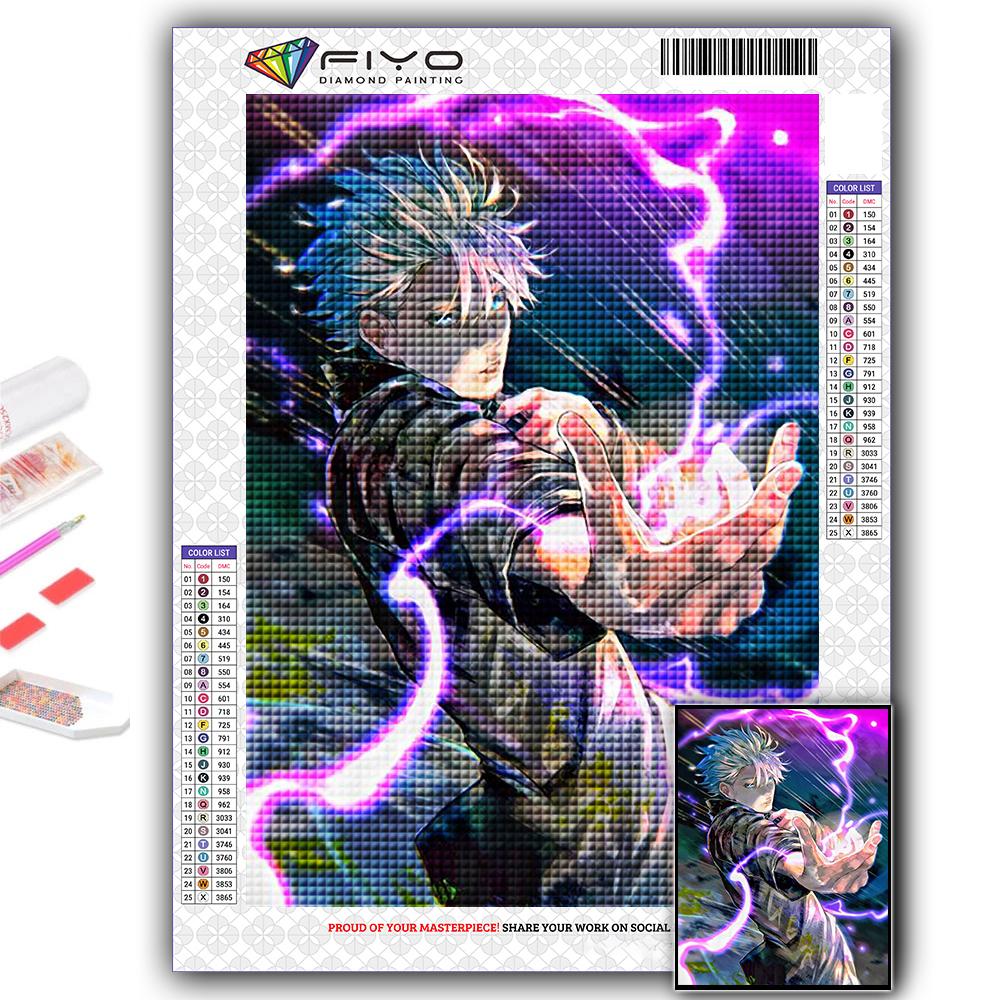 5D DIY Diamond Painting Anime Jujutsu Kaisen Cross Stitch Diamond Art Embroidery  Mosaic Home Deco