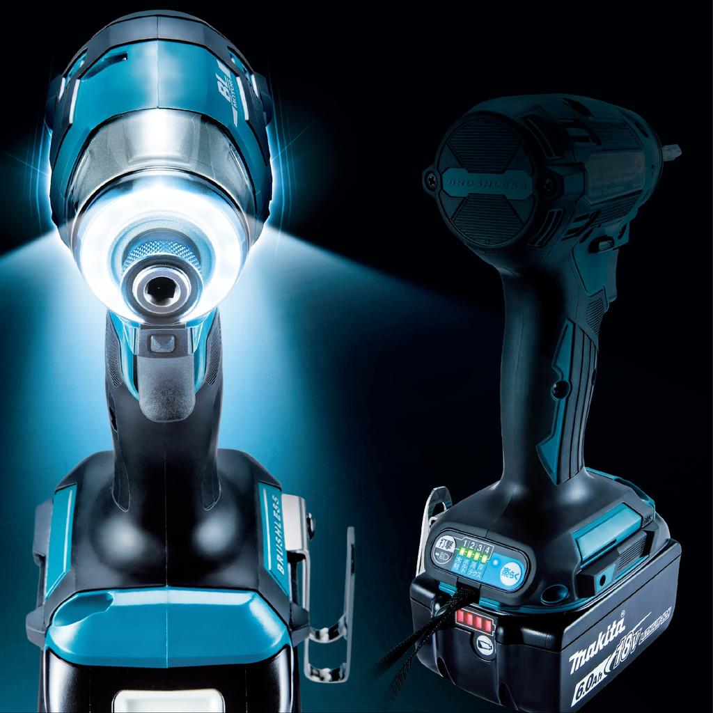 Makita 18V Impact Driver TD173DZO Olive Main Unit Only Dedicated Storage Case Sold Separately + Charger