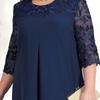 Women Dress Summer Short Sleeve Embroidery Woman Long Dresses Casual O-neck Big Size Dresses