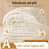 Soybean Quilt: All-Cotton, 30% Protein-Modified Fiber, Year-Round Warmth, Skin-Friendly for Winter, Spring, Summer, and Autumn.