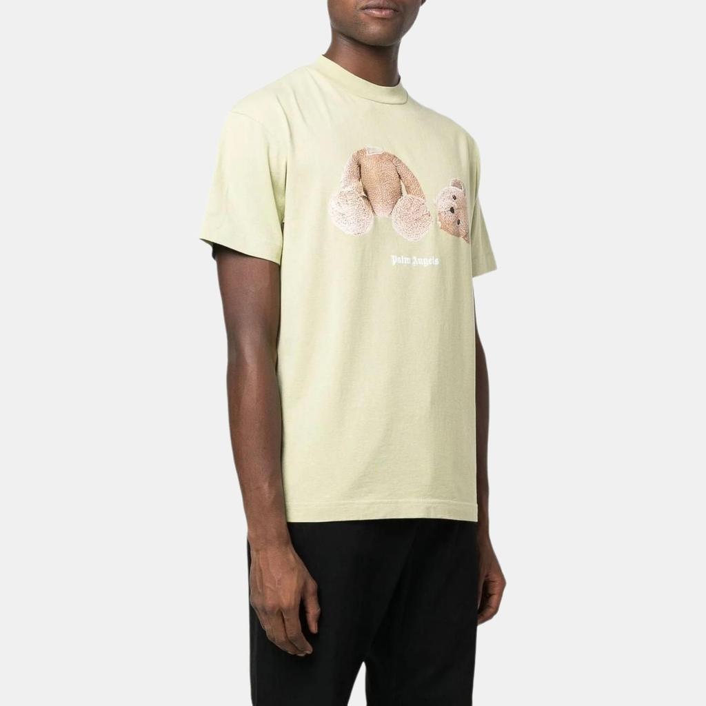 Palm Angels Bear Classic Tee 'Mint Brown' Men's PMAA001F22JER0055160