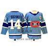 Maglia da Hockey su Ghiaccio da Uomo Stile Retrò Numero Personalizzato 93 Suzuki Demidov Caufield Miscela di Cotone Uniforme di Allenamento