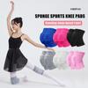 1 Pair Sports Compression Knee Pads Elastic Knee Protector Dance Volleyball Workout Training Thickened Sponge Knee Brace