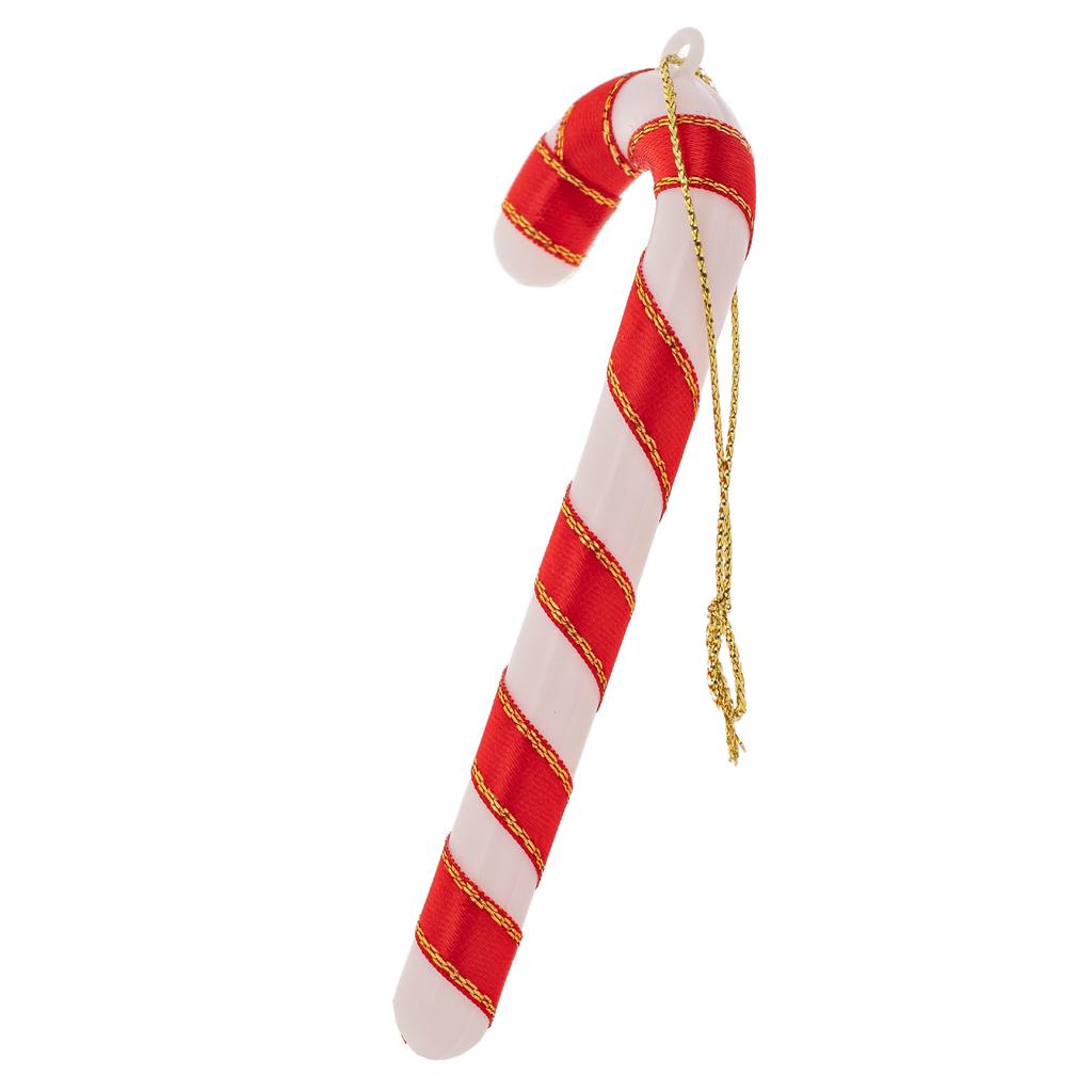 Christmas Cane Sugar Christmas Baubles Decoration 12 Cm Set of 12 Pcs