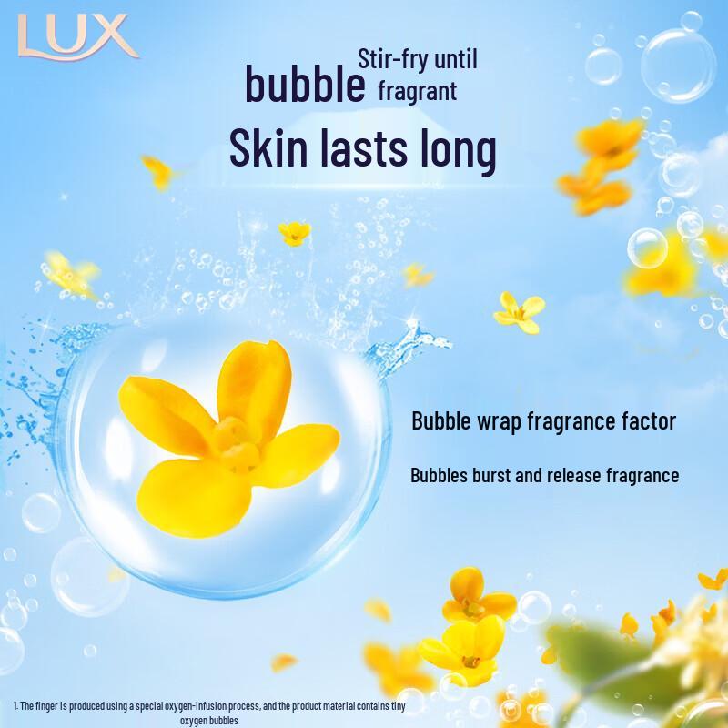 Lux Bubble Refreshing 2-in-1 Shower Gel, Gilded Osmanthus