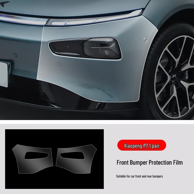 XPeng P7 TPU Pre-Cut Transparent Front and Rear Bumper Protective Film