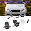 For BMW 3 Series E90 E91 LCI Facelift Halogen Headlight 2009 2010 2011 60W LED Halo Ring Angel Eye Bulb