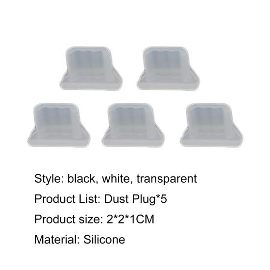 Yousheng 5Pcs Anti-dust Mini Silicone Micro-USB Phone Charger Dust Plug