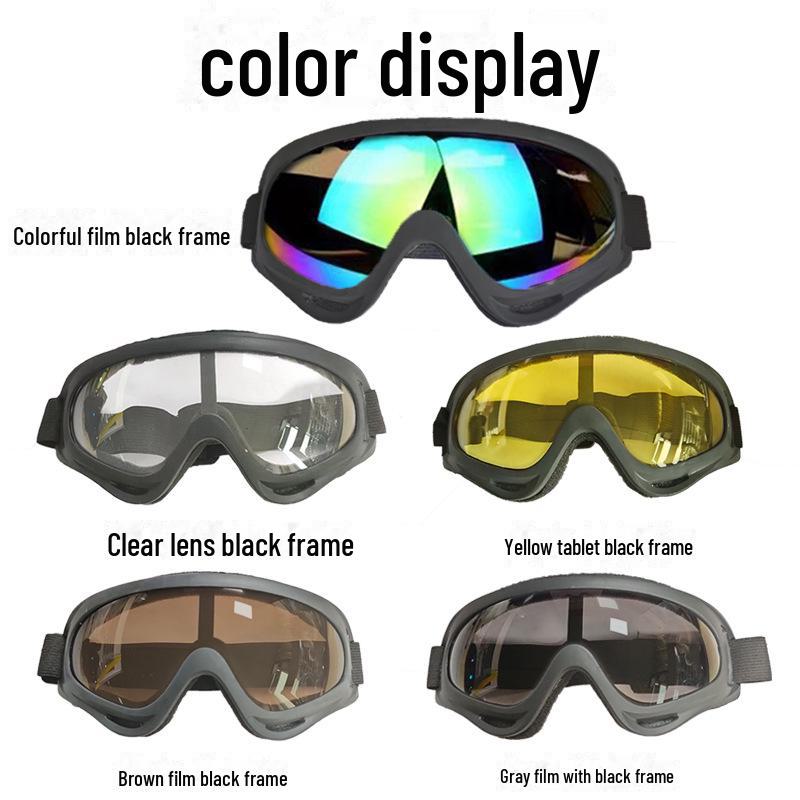 Anti-Sand Dustproof Riding Goggles for Men and Women - Protective Eyewear for Electric Motorcycling, Skiing, and Welding