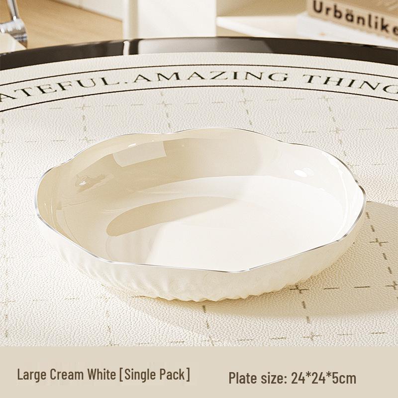 Elegant Transparent Flower-Shaped Plate for Fruit, Dessert, and Candy