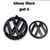 For Volkswagen For VW Golf 6 MK6 5K0853601C 5K0853630 Volkswagen 135mm Car Front Grille Badge and 110mm Rear Trunk Emblem Lid Logo Accessories xc4