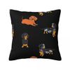 Dachshund Dixie Dog Lover Pillowcase Polyester Cushion Cover Gift Wiener Sausage Pillow Case Cover Home Square 4545cm