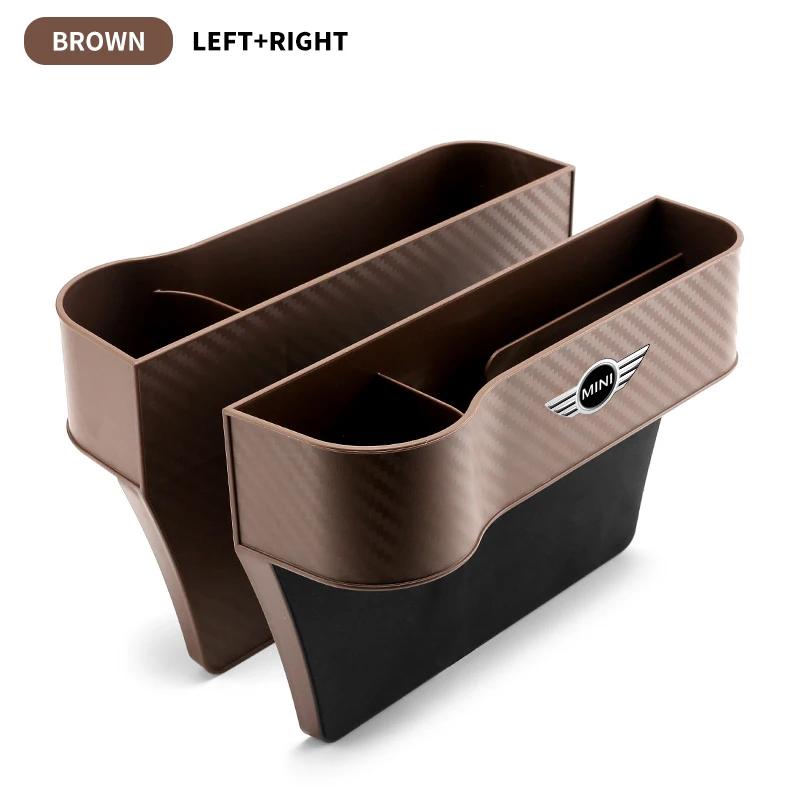 Car Seat Crevice Side Storage Box Auto Interior Accessories For BMW MINI WORKS One Cooper JCW R60 R59 R58 R57 R56 R55 F55