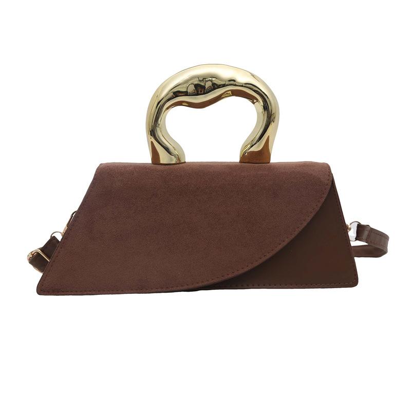 Französischer Stil, Leichter Luxus, Großes Fassungsvermögen, Neues Minimalistisches Design, Lässige Metall-Handtaschen, Schultertaschen, Crossbody-Taschen für Damen