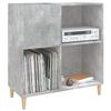 Vidaxl Media Cabinet, Concrete Grey, 84.5X38X89 Cm