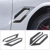 ABS koolstofvezel/zwart Voor BMW X6 G06 2020-2026 voorspatbord zijkant haaienvin zijdelingse luchtuitlaat kap sierlijst Auto Accessoires