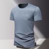 T-shirt Men's Short Sleeved Ice Silk Quick Drying Clothes Outdoor Fitness Sports Round Neck Short T Men