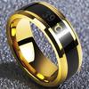 Smart Sensor Body Temperature Ring Stainless Steel Classic Wedding Couple Waterproof Temperature Ring Jewelry Gift Free Shipping