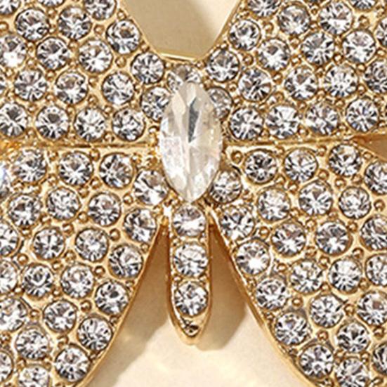 Butterfly Design Brooch Pin for Women, Rhinestones Inlaid Brooch Pin for Dress, Coat, Shawl, Gift for Mother, Wedding