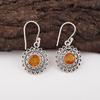 Gorgeous Citrine Gemstone Jewelry, 925 Sterling Silver Women's Jewelry, Handmade Silver Earring, Designer Earring For Gift