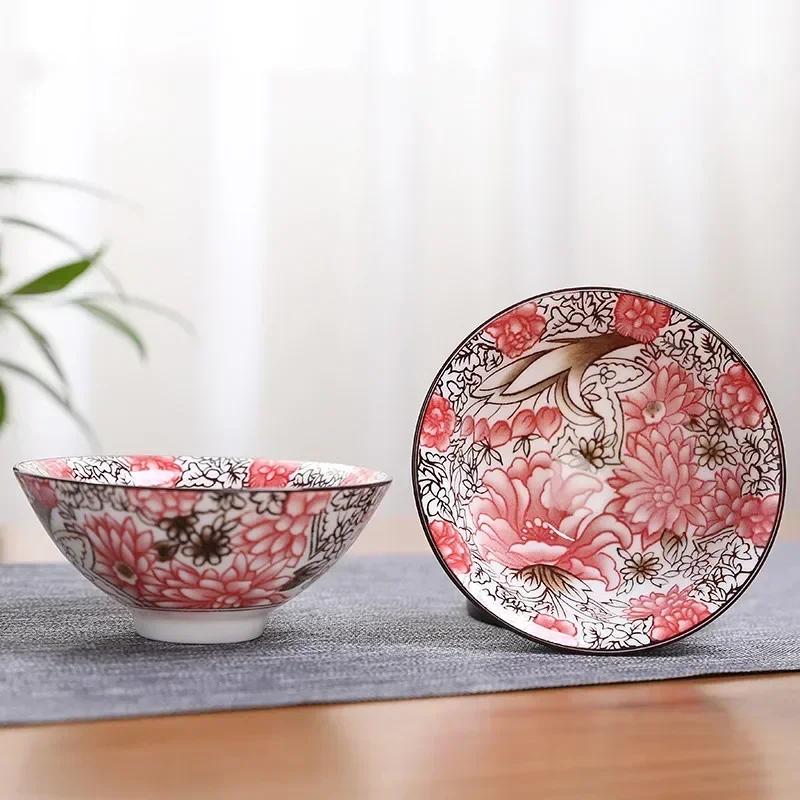 1PCS Blue and White Porcelain Cone Teacup Anti Scaling Hand-Painted Ceramic Tea Bowl Travel Meditation Cup Chinese Tea Set 70ml
