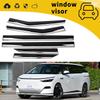 24 Xpeng X9 Rain Deflectors: Window Shields & Eyebrows for Door Protection & Decoration