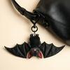 Plüsch Schwarze Fledermaus Schlüsselanhänger Gotischer Verwandlungsfledermaus Schlüsselanhänger Anhänger Rucksack Tasche Geldbörse Anhänger Halloween Geschenk Gotischer Fledermaus Schlüsselanhänger