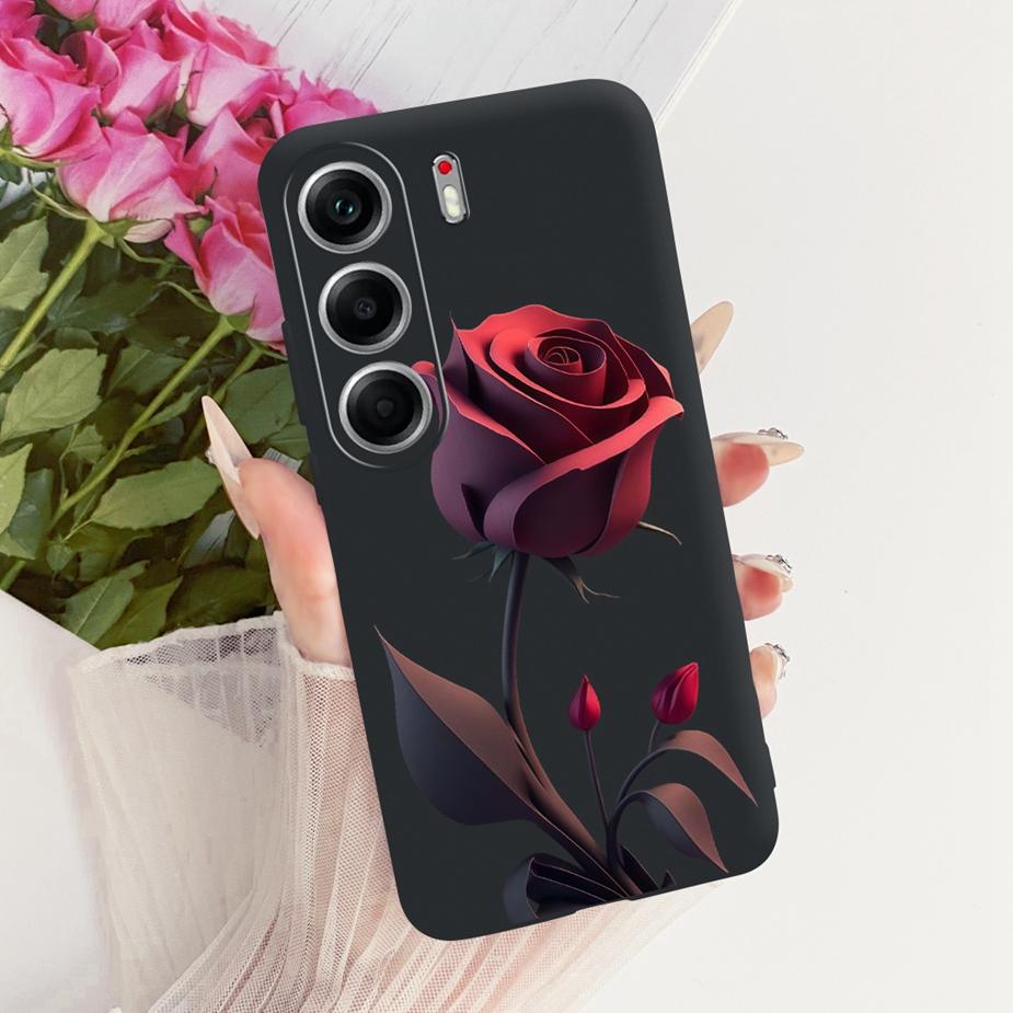 For Tecno Camon 40 Pro 5G CM7 Case Luxury Butterfly Painted Cover Soft TPU Phone Case For Tecno Camon 40 Camon40 Pro 4G CM6 Bags