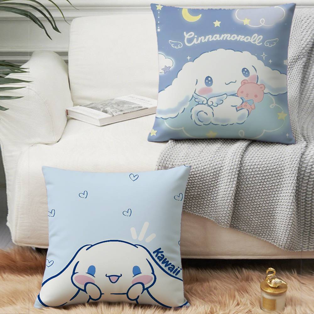 Χαριτωμένη Θήκη Μαξιλαριού C-Cinnamoroll Kawaii Διακόσμηση Σπιτιού Ρίχταρι για Καναπέ Κρεβάτι Αυτοκίνητο Διακόσμηση Δωματίου Ιδέα Δώρου