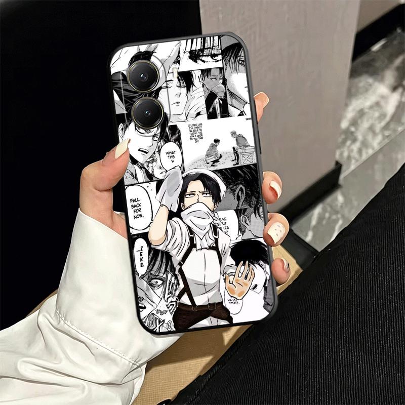 A-Attack On T-Titan Anime Soft Phone Case for Xiaomi Poco X5 X6 X7 X8 Pro Max X3 F7 F8 Ultra M8 M7 M6 M5 Redmi 15 15C 14C 13C 12