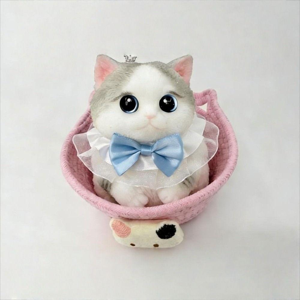 Simulated Cat Slow Rebound Doll Stretchable Cute Squeeze Doll New Anxiety Relief Toy Birthday Gift