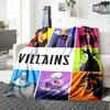 1 Stück Villains3 Decke, Geschenk, für Männer und Frauen, Weiche Decke, Gut für Schlafsofa Couch Reisen, Leichte Flanelldecke