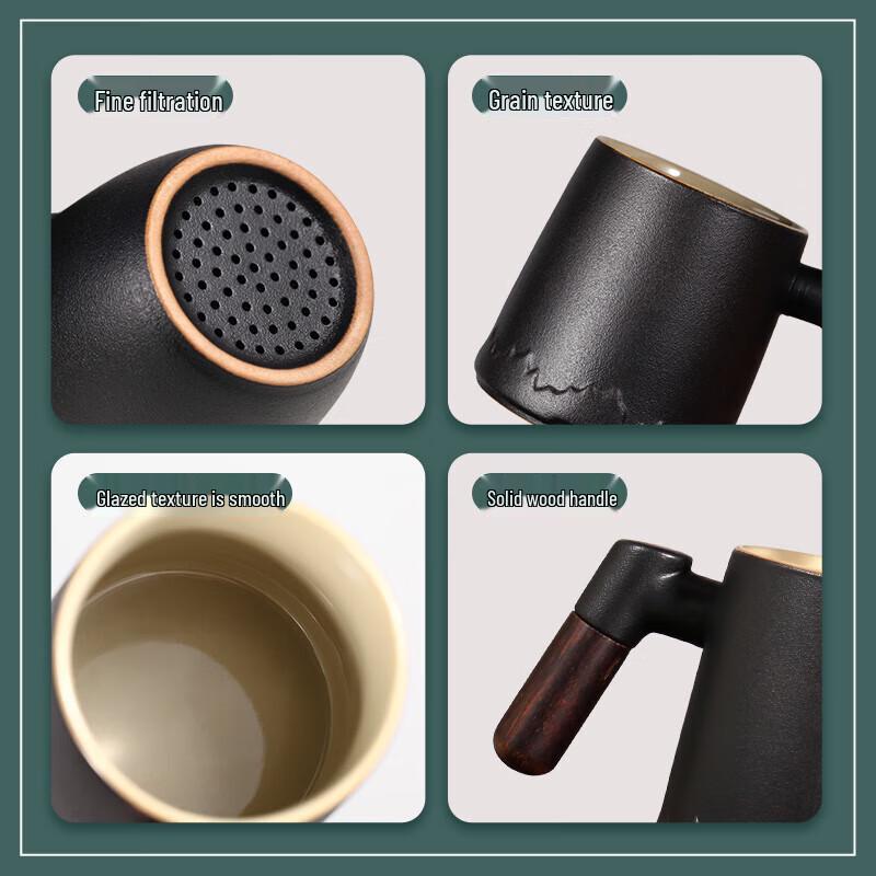 Ceramic Tea Cup with Infuser Gift Set