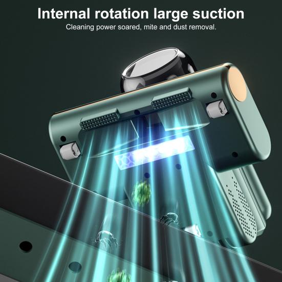 Mattress Vacuum Cleaner Strong Suction High-frequency with Handle Vibration Rechargeable Wireless Mattress Vacuum