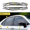 Cubierta Blackout para Ventana de Coche Negro Brillante Para Toyota Camry 2018-2023