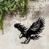 1pc Flying Eagle Metal Wall Art, Retro Decoration for Bar Kitchen Coffee, Halloween Christmas New Year Gift