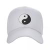 Individuelle Yin Yang Symbol Baseballkappe Unisex Damen Verstellbar Frieden Gelassenheit Harmonie Dad Hat Streetwear Snapback Kappen