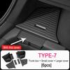 For Tesla Model Y Juniper 2025 2026 Car Trunk Side Storage Box Cover Plate Organizer Car Trunk Side Storage Box Refit Accessorys